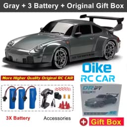 Oike 4WD Remote Control Drift Car 1:24 Mini Remote Control Racing Car Model 2.4G Radio High Speed 4X4 RC Car Vehicle Toy
