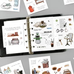 50pcs/bag stickers sticker book soft time series handbook material DIY photo frame album phone case diary creative stickers