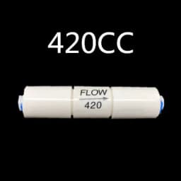 300CC 450CC 800CC 1500CC RO Water System Waste Water Flow Regulater Restrictor 1/4" OD Hose Reverse Osmosis Quick Pipe Fittiing
