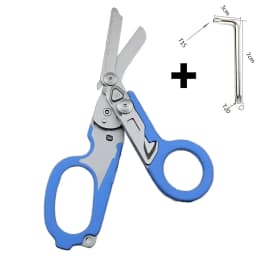 Raptor Emergency Response Shears Multifunctional Scissors with Strap Cutter and Glass Breaker with Compatible Holster