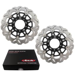 Arashi For KAWASAKI VERSYS 650 2007-2014 / ER6F / ER6N 2006-2015 CNC Floating Front Rear Brake Rotors Disc ER-6N ER-6F 2007 2008