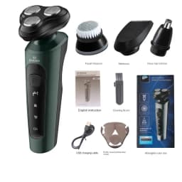 New 9D Electric Shaver for Men USB Car-mounted High-power Full-body Wash Beard Knife Four-in-one Rechargeable Razor