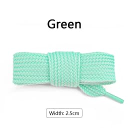 1 Pair Luxury Brand Laces Shoes Width 2.5CM Shoelace Flat Shoelaces for Sneakers AF1 Shoe Laces 100/120/140/160cm Shoestrings