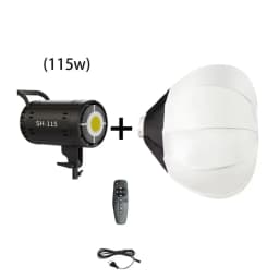 115/135W Photography Bowens Lighting LED 220V Video Studio Daylight-Balanced Lamp Portrait Flash Studio 3000-6000K 3 Colors