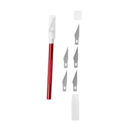 Metal Scalpel Knife Tools Non-Slip Knife Blades Engraving Knife Mobile Phone Film Paper Cut Carving Tools