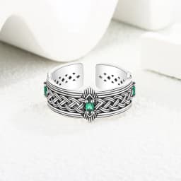 925 Sterling Silver Sanding Face Adjustable Rings For Women Ladies Elegant Luxury Quality Jewelry Accessories Jewellery