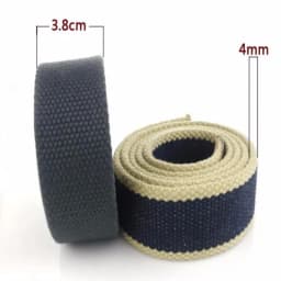 SupSindy Men Canvas Belt Che Guevara Metal Buckle Army Military Tactical Belts For Men Fashion Jeans Waistband Male Strap Black