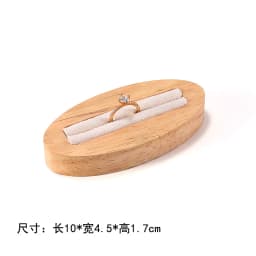 Wooden High-end Jewelry Display Rack Ring Storage Tray Necklace Bracelet Display Props Jewelry Display Tools