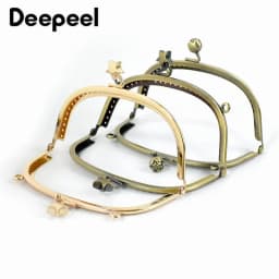 2/5Pcs Deepeel 12.5cm Star Flower Purse Frame Kiss Clasp Bags Handle DIY Handmade Handles Sewing Wallet Hardware Bag Accessories