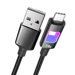NNBILI Dual Type C 120W USB A to Type C Fast Charging Data Cord Type-C Quick Charging for Huawei MacBook iPad iPhone 18 17 Honor