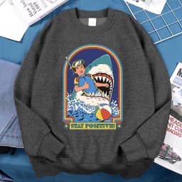 Being In A Desperate Situation Stay Positive Men Hoodie Casual Fleece Sweatshirt Autumn Warm Pullover Fashion Loose Sportswears