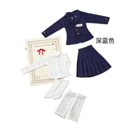 Blythe OB22 Doll Clothes Japanese School Uniform Formal Suit Shirt JK Pleated Skirt For 1/6 BJD OB24 Gift Birthday