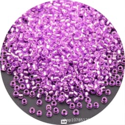 5g 1.5-4mm Transparent Cezch Silver Line Glass Beads 15/0 12/0 8/0 Spacer Seed Beads for Jewelry Making DIY Sewing Accessories