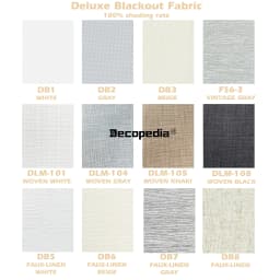 Decopedia Roller Blinds for Windows Motorized Cordless Smart Window Blinds Blackout Roller Day and Night Curtain for Living Room