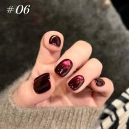 10ML 1-10PCS Winter New Style Hot Selling Black Nails Brown Nails Glass Bead Magnet Cat Eye Nail Polish Nail Set Nail Supplies