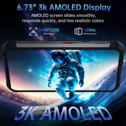 【Ships from US】Unihertz Tank 4 Pro 8849 Smartphone Android 16 with 720P Projector 5G AI Dimensity 8300 3K AMOLED 11600mAh 120W