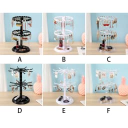 Rotatable Jewelry Display Rack High-End Earring Necklace Bracelet Display Stand For Suspension type Jewelry Support Exhibition