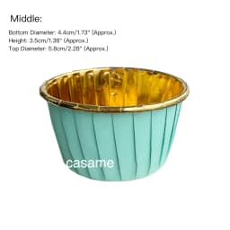 50pcs Middle size Newspaper Style Cupcake Liner Baking Cup For Wedding Party Tulip Muffin Cupcake Paper Oilproof Cake Wrapper