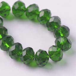 Solid Color 3x2mm 4x3mm 6x4mm 8x6mm 10x7mm 12x8mm Rondelle Faceted Czech Crystal Glass Loose Spacer Beads for Jewelry Making DIY