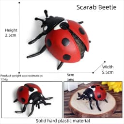 Oenux Realistic Bee Wasp Hornet Figurine Simulation Insect Model Prank Educational Cognitive Statue for Desk Display Collection