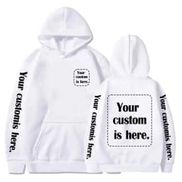Customized Text Personalized Hoodies Warming Long Sleeve Sweatshirt Student Casual Custom Printed Text DIY Hoodie Fashion Tops