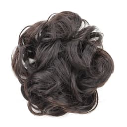 Synthetic Messy Bun Chignon Donut Blonde Brown Color Hair Bun Pad Elastic Hair Rope Rubber Band Hair Extensions for Women