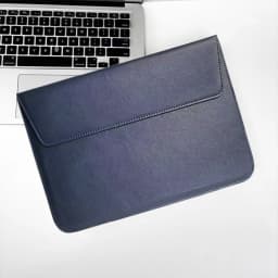 Customized Name PU Leather Men's and Women's Laptop Case Bag 13/15 English Computer Stand Computer Bag