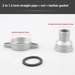 1 Set 1 Inch 3 Inch Aluminum Pipe Connector Wrench With Rubber Gasket Pump Connecting Pipe Fitting Water Pump Fittings