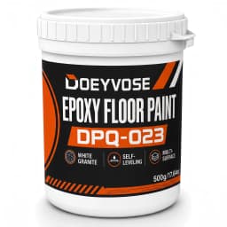 500g Epoxy Floor Paint Gray Matte Wearproof Coating Indoor Cement Flooring