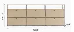 Module Combination Sideboards Cabinet Drawer Living Room Cabinets Side Chest of Drawers Hallway Storage TV Stand Bedroom Cabinet
