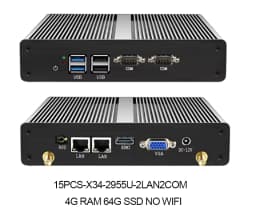 BEBEPC Compact PC Case with Small Laptop Case Flexible Power Supply