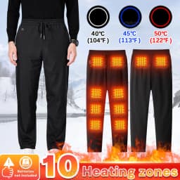 Winter Heated Pants with 22-Zone Heating Dual Control 3-Temperature Settings Ideal for Skiing And Cold Weather Work Casual Wear