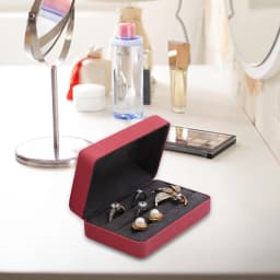 Ring Organizer Box Tray Stylish Jewelry Display Case Ring Storage Box Jewelry Box for Women Lady Multiple Rings Cufflinks