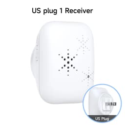 Wireless Doorbell 38-Chime 90db Self-Generating Power Waterproof Remote Modern Design Kinetic Energy Door Bell EU US UK Plug