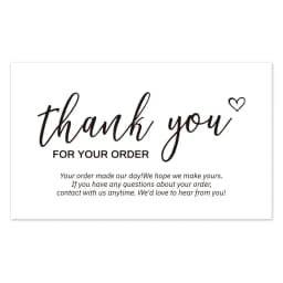 10-30pcs New Thank You Card For Supporting Business Package Decoration "Gorgeous Thanks" Business Card Handmade With Love