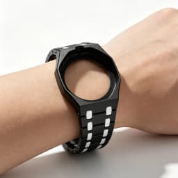 Ceramic Modification Kit For Swatch x AP Royal POP Pocket Biomaterials Ceramic Strap For 3 Clock 12 Clock Wristwatch Accessory
