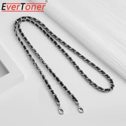 EverToner Adjustable Leather Purse Strap for C-nel Purse Bag - Detachable Chain Shoulder Strap & PVC Organizer Insert Handbags