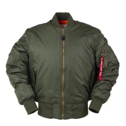 2024 vintage double side winter jacket men coat bubble parka puffer warm bomber quilted pilot MA-1 us air force military army