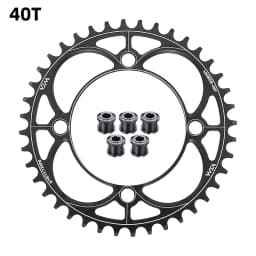 VXM Narrow Wide Chainring 104 BCD with Bolts 30T-52T MTB Chain Ring Oval / Round Coroa 104bcd 38 36 Teeth 8v 9v 10v 11v 12v