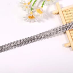 2/4yards 12mm Polyester Lace Trimming Ribbon Centipede Braided Curve Lace Sewing Clothes DIY Craft Wedding Accessories
