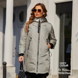 Astrid 2022 Spring coats Women parkas plus size Long warm zipper hooded pockets padded clothing Women's Jacket outerwear AM-9349