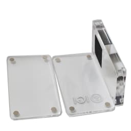 Transparent Stone Storage Box Gems GIA Jewelry Display Organizer Gemstone CVD IGI Gift Packaging Box Loose Diamond Showcase Tray