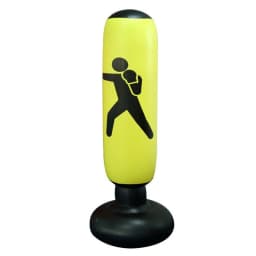 Inflatable Punching Bag for Kids and Adults 63" High Boxing Blow Up Bop Bag Freestanding Punch Bag Gift Set