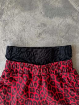 Retro Loose Y2K American Leopard Print Casual Pants Stretch Retro Punk Embroidered Rope Sweatpants Jogging Mens Straight Pants