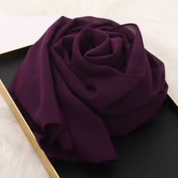 2025 Muslim Hijab Scarf With Zipper Plain Bubble Chiffon Ready to Wear Veiled Hijab Wrap Solid Shawls Headscarf Turban Ramadan