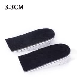 1Pair EVA Shock Absorbing Height Increase Insoles Casual Sports Shoes Insole for Feet Shoe Pads 2.3/3.3/4.3cm Growing Shoe Sole