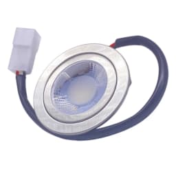 2-Piece AC DC 12V 1.5W Stove Hood Smoke Vent Light for 60mm 2.4inch Hole with DJ612 Connector Cooker Range Hood Light