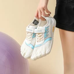 Mesh Five-Finger Athletic Shoes, Lightweight Design for Yoga, Functional Training & Indoor Adventures