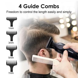 Solimpia LCD Digital Display Hair Shears with 0 Blades Salon-Specific Engraving Shears USB-Charged Lettering Clippers