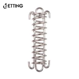 1pcs Dog Leash Shock Absorbing Buffer Tension Spring Training Sun Shade Heavy Duty Steel Tent Rope Fixed Buckle Drawbar Spring